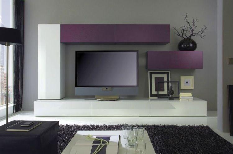 Mobilier living modern cu linii drepte